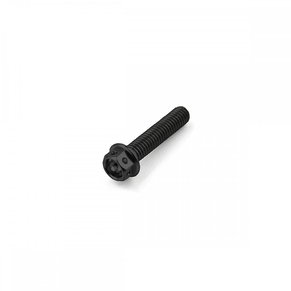 Racebolt Titanium Race Drilled Hex Head Bolt M6 X 1.0mm X 30mm Black