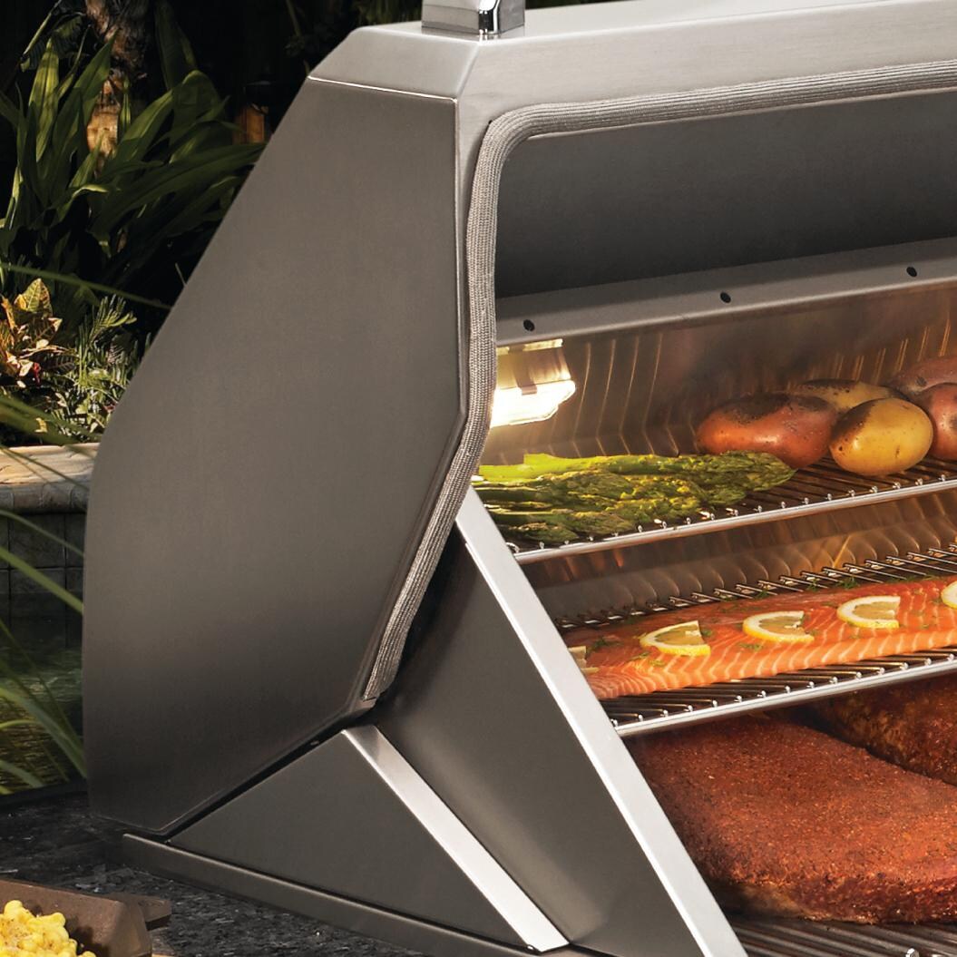 Twin Eagles Wi-Fi Controlled 36-Inch Built-In Stainless Steel Pellet Grill and Smoker with Rotisserie