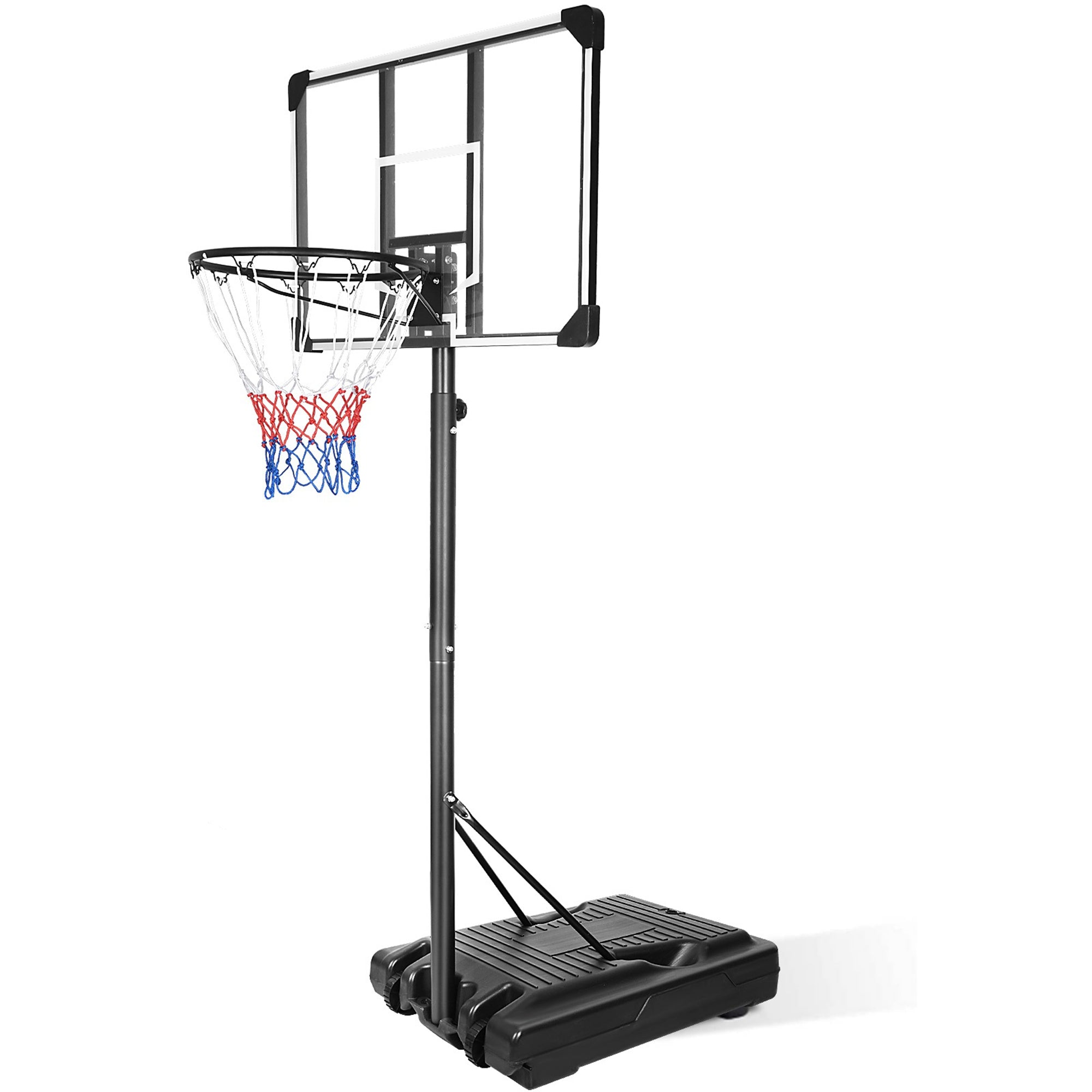 KL KLB Sport Portable Height Adjustable 36” Basketball Hoop Stand Backboard System for Kids Outdoor with Wheels