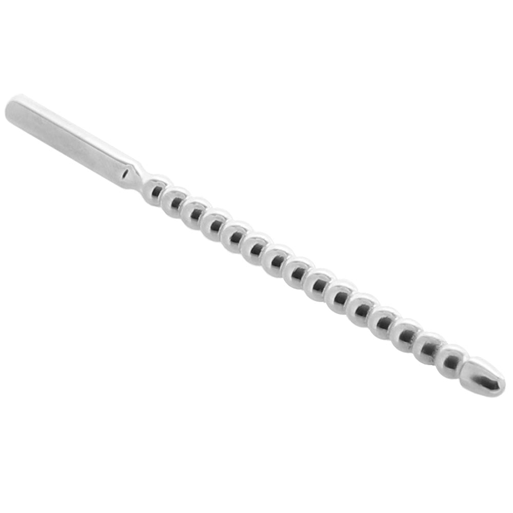 Ouch! Multi Beaded Steel 4mm Urethral Sounding Stick