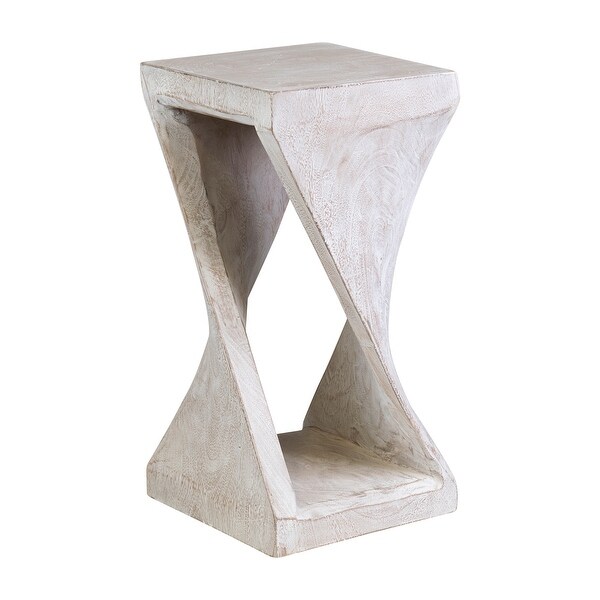 Sculpted Twist End Table