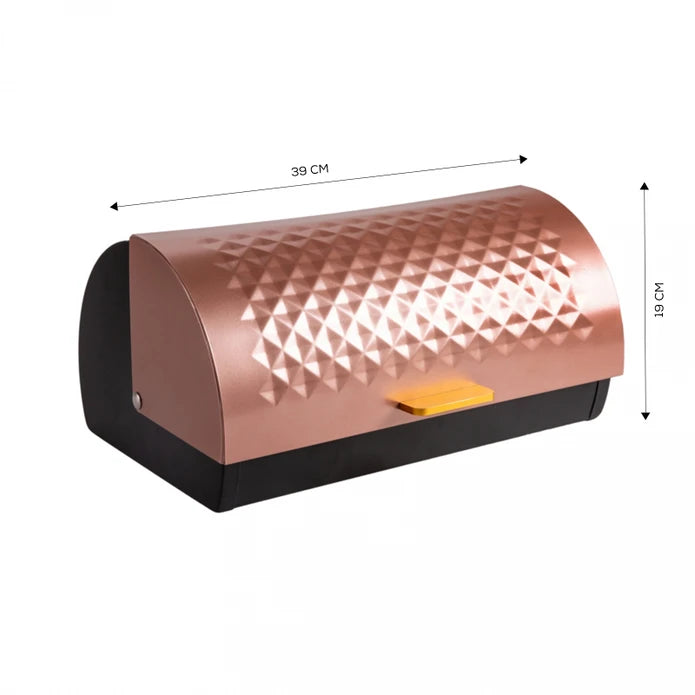 Rosegold Bread Box 39X28X19 Cm 153.03.07.7731