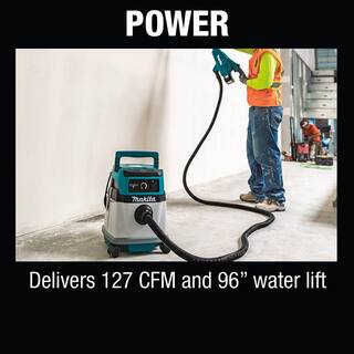 Makita 18V X2 LXT Lithium-Ion (36V) Cordless Corded 4 Gallon HEPA Filter Dry Dust ExtractorVacuum Kit (5.0Ah) XCV13PT