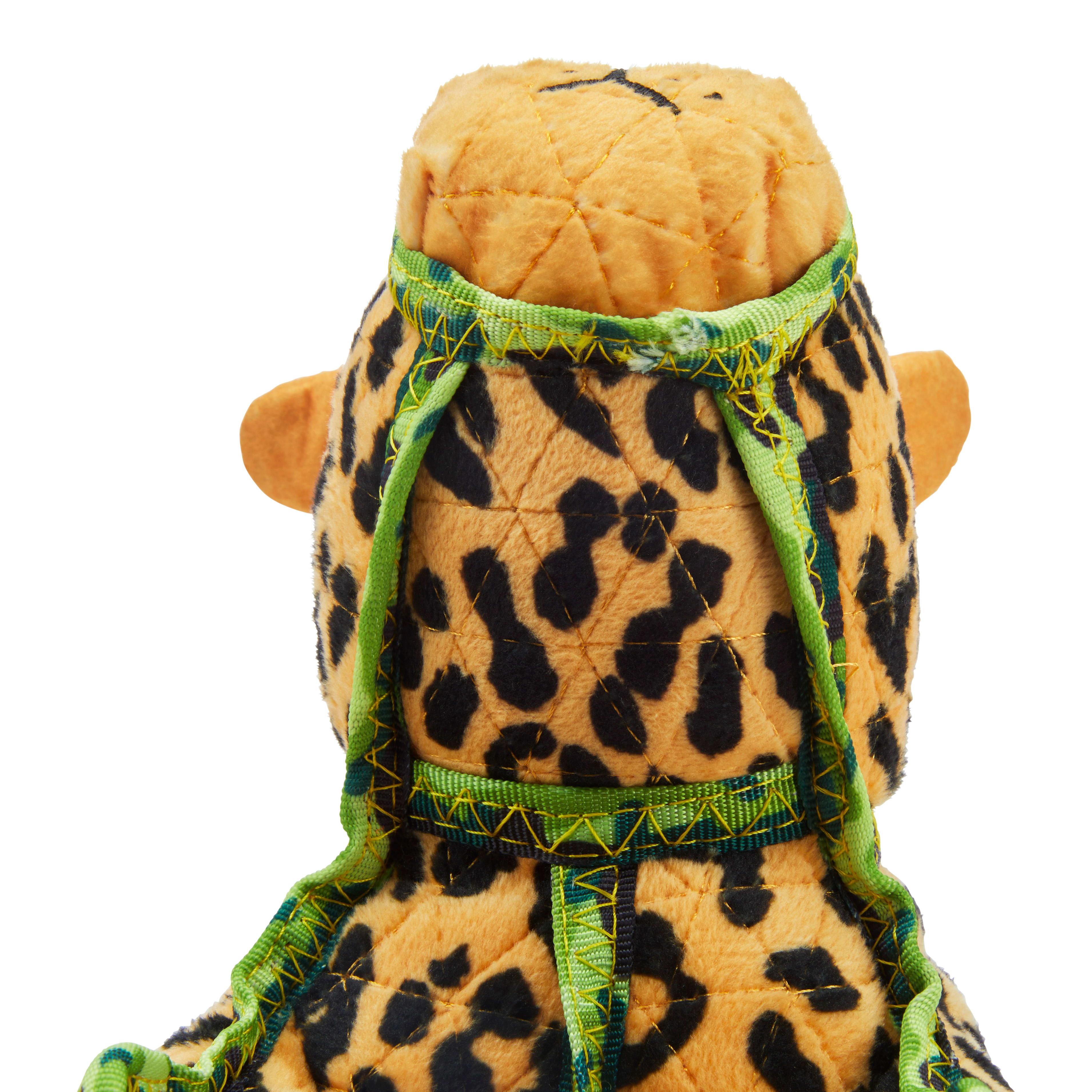 Outward Hound Xtreme Seamz Leopard Dog Toy， 3XX-Large