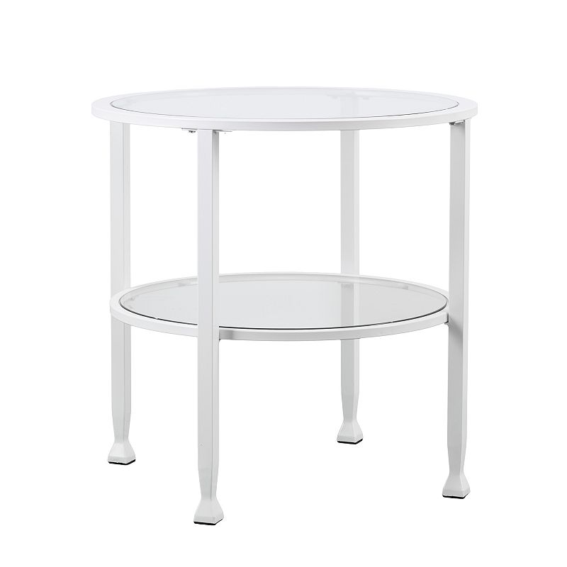 Jahora MetalGlass Round End Table