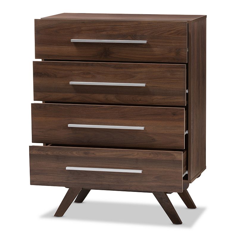 Baxton Studio Mid-Century 4-Drawer Chest