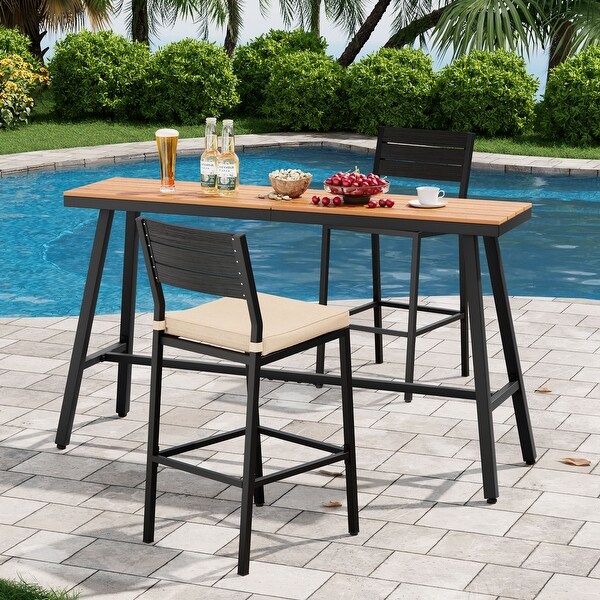 VredHom Outdoor Bar Table Bistro Dining Table