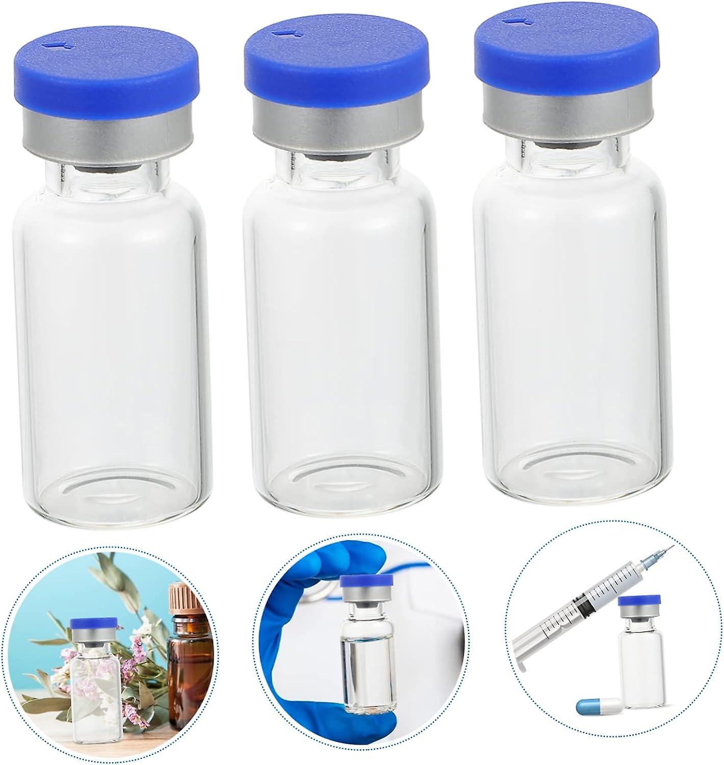 100pcs glass bottle travel container Sample Vial Clear Liquid Sampling Sample Scientific glass Vials