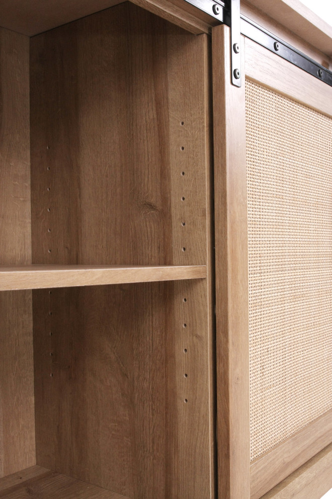 Newman KD 58.5 quotRattan TV Stand   Tropical   Entertainment Centers And Tv Stands   by New Pacific Direct Inc.  Houzz