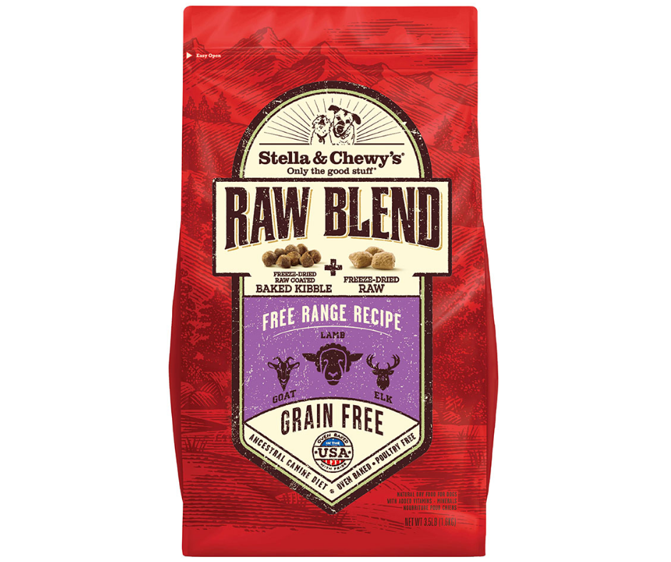 Stella and Chewy's Raw Blend - All Breeds， Adult Dog Free Range， Lamb， G