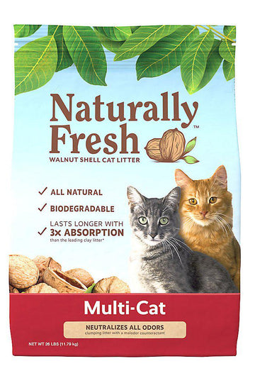 Naturally Fresh Multi-Cat Cat Litter， 14 lb