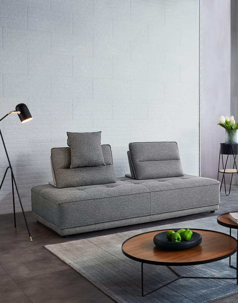 Slate Lounge Seating Platform   Transitional   Sofas   by HedgeApple  Houzz