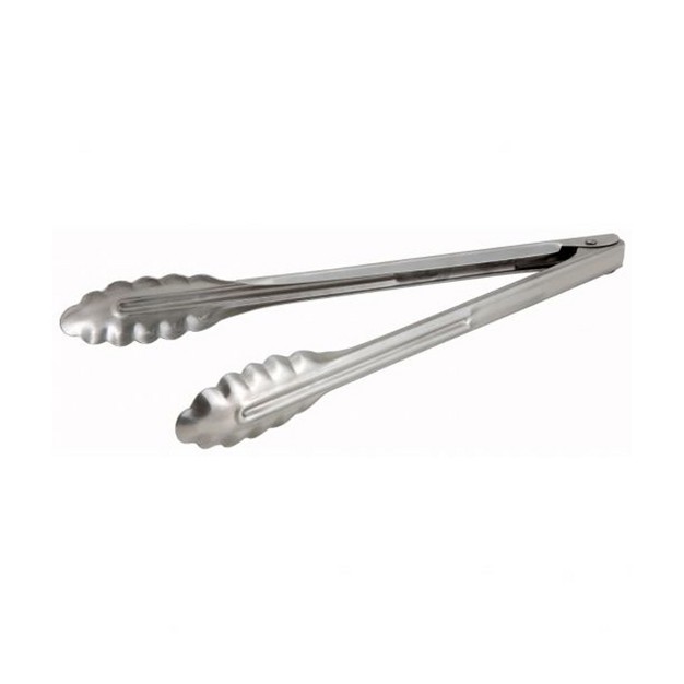 Winco Utility Tongs Stainless Steel Heavyweight