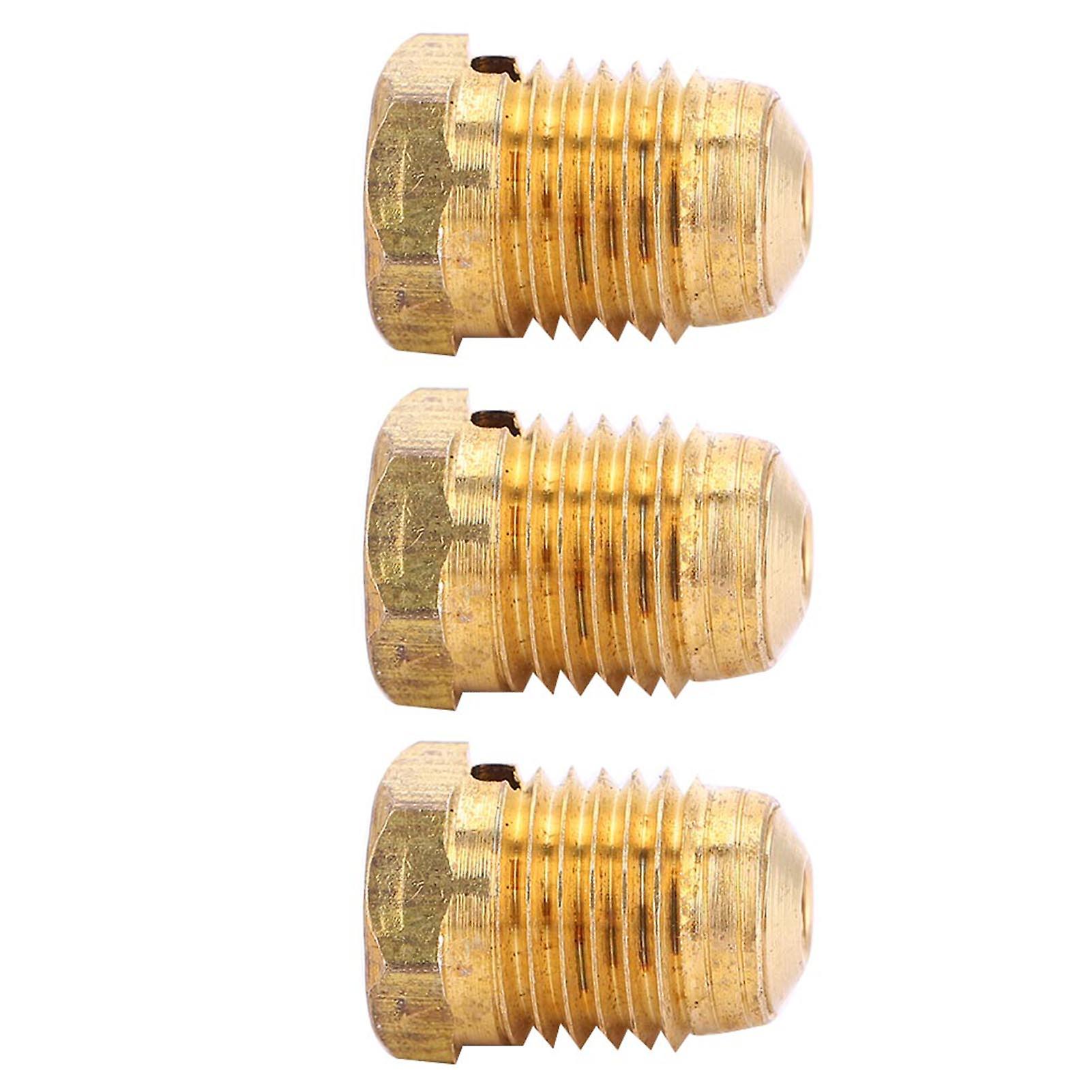 3pcs 3k 3/8-24unf 3000psi Unified Copper Burst Disk For Paintball Tank Regulator