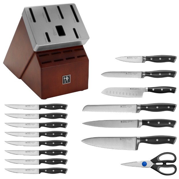 Henckels Forged Accent 16 pc Self sharpening Knife Block Set