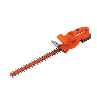 BLACK+DECKER 20V MAX Cordless Battery Powered Hedge Trimmer Kit with (1) 1.5Ah Battery  Charger LHT218C1