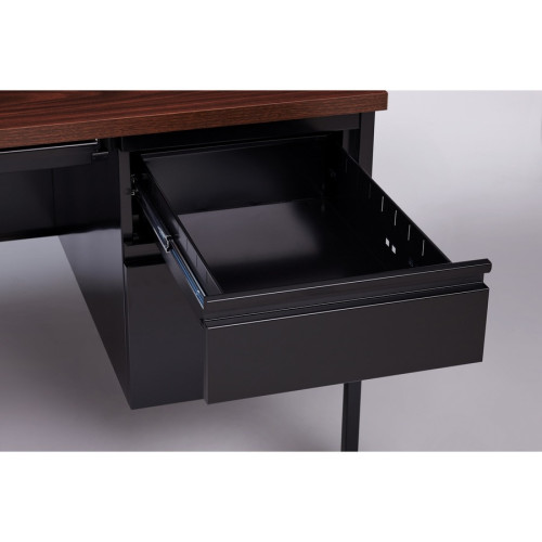 Lorell Fortress Series Double-Pedestal Desk (60927)