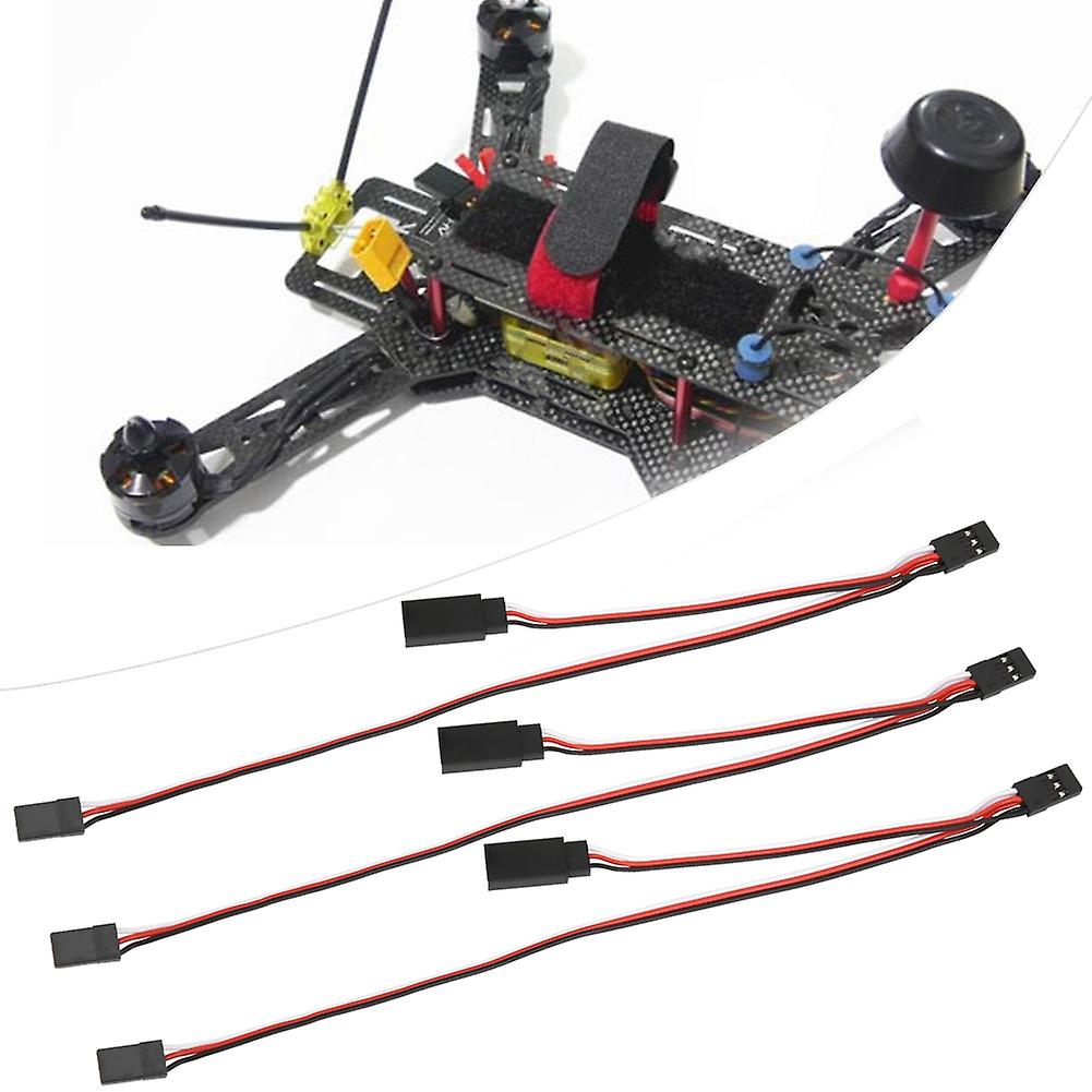 3pcs Rc Car Helicopter Servo Receiver Extension Cord Wire Cable Rc Accessory