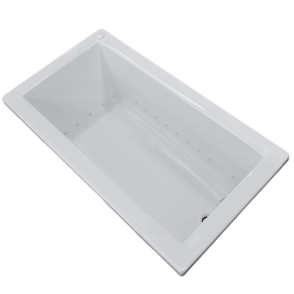 Atlantis Whirlpools Venetian 32 x 66 Rectangular Air Jetted Bathtub in White