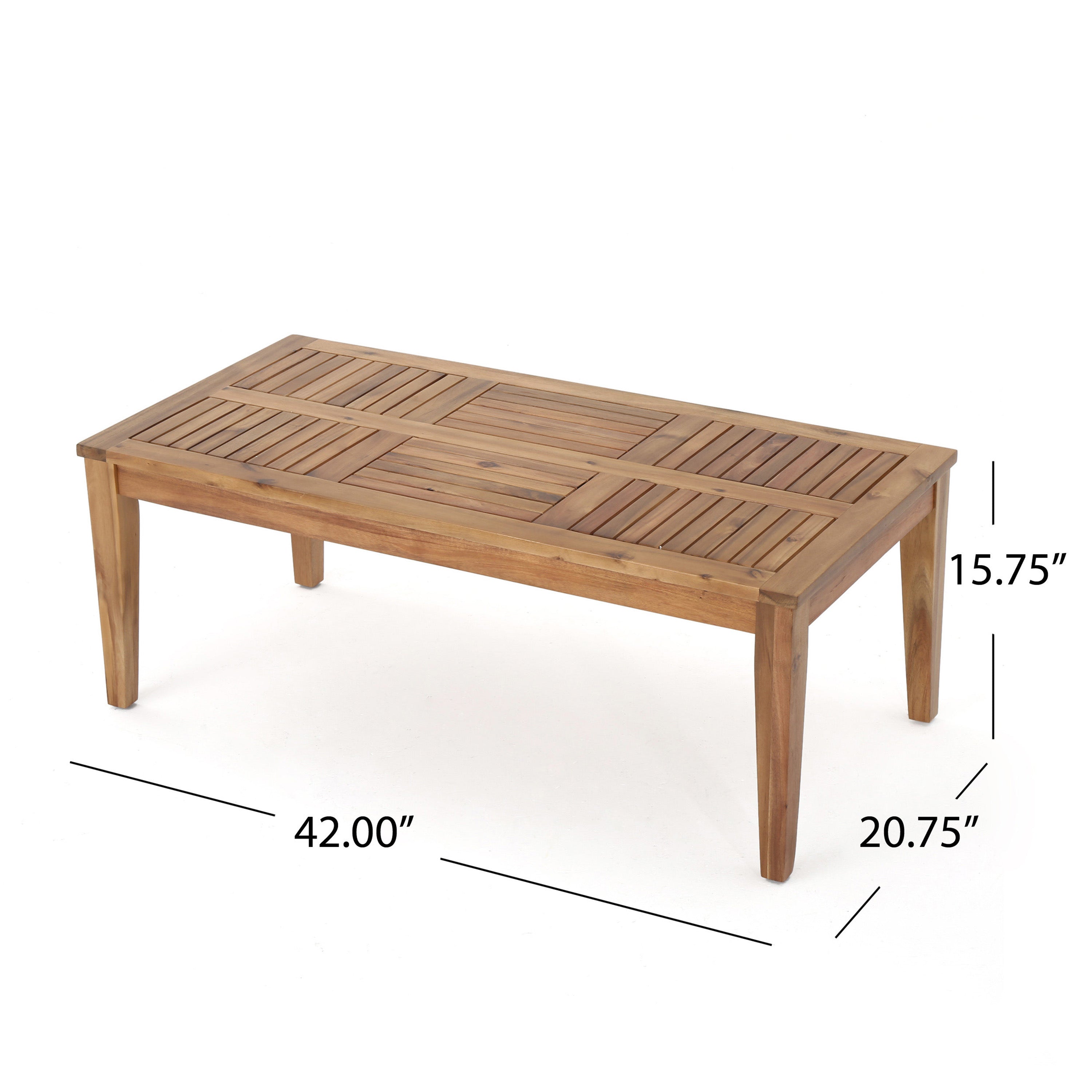 Savannah Outdoor Acacia Wood Coffee Table