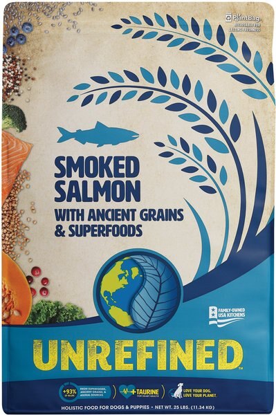 Earthborn Holistic Unrefined Smoked Salmon with Ancient Grains and Superfoods Dry Dog Food