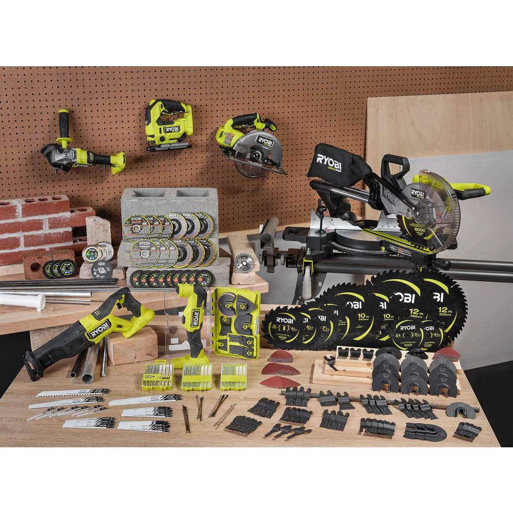 RYOBI 4-Piece Wood and Metal Oscillating Multi-Tool Blade Set A24402