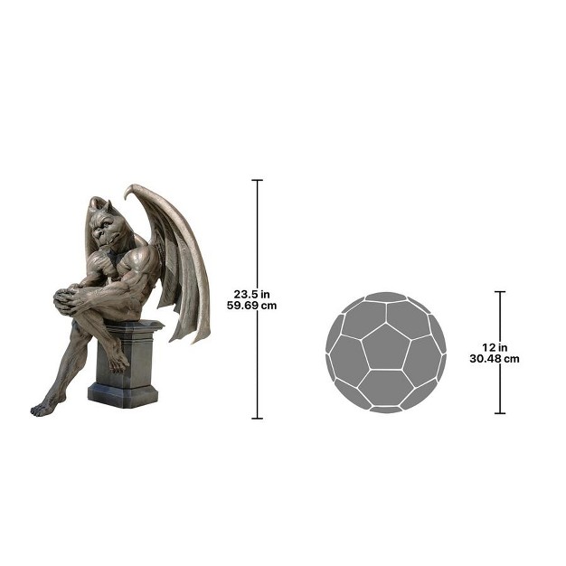 Design Toscano Socrates The Gargoyle Thinker Sculpture