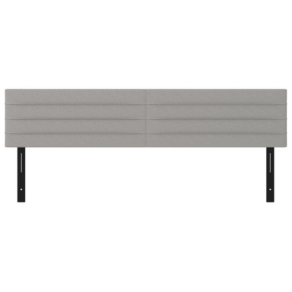 vidaXL Headboard Dark/Light Gray 39.4