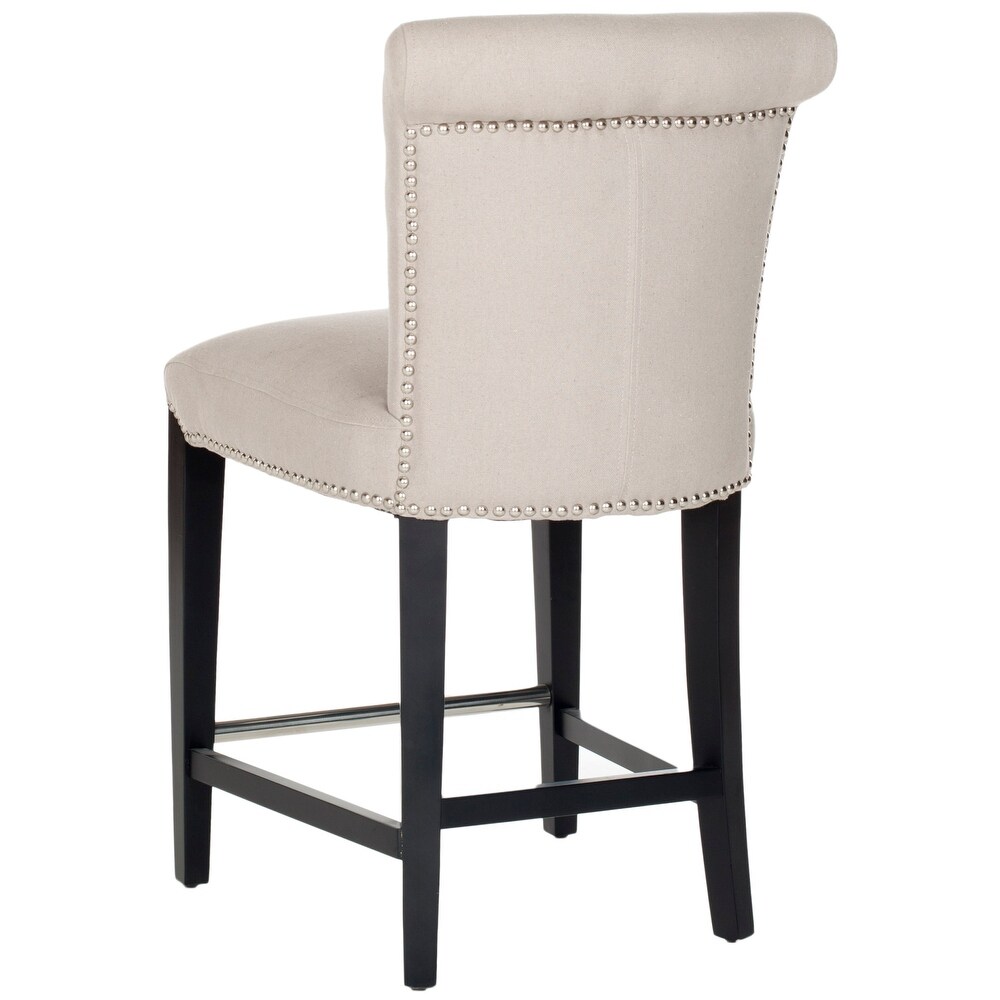 SAFAVIEH Seth Beige 26 inch Counter Stool   18.7\