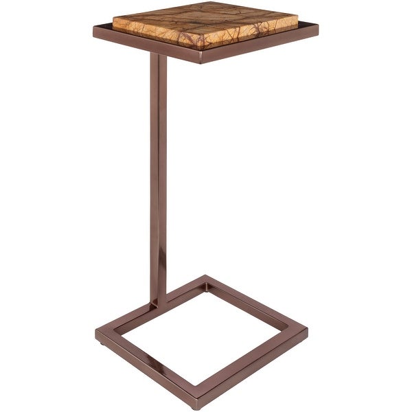 Artistic Weavers Trarna Contemporary Marble Topped End Table - 23