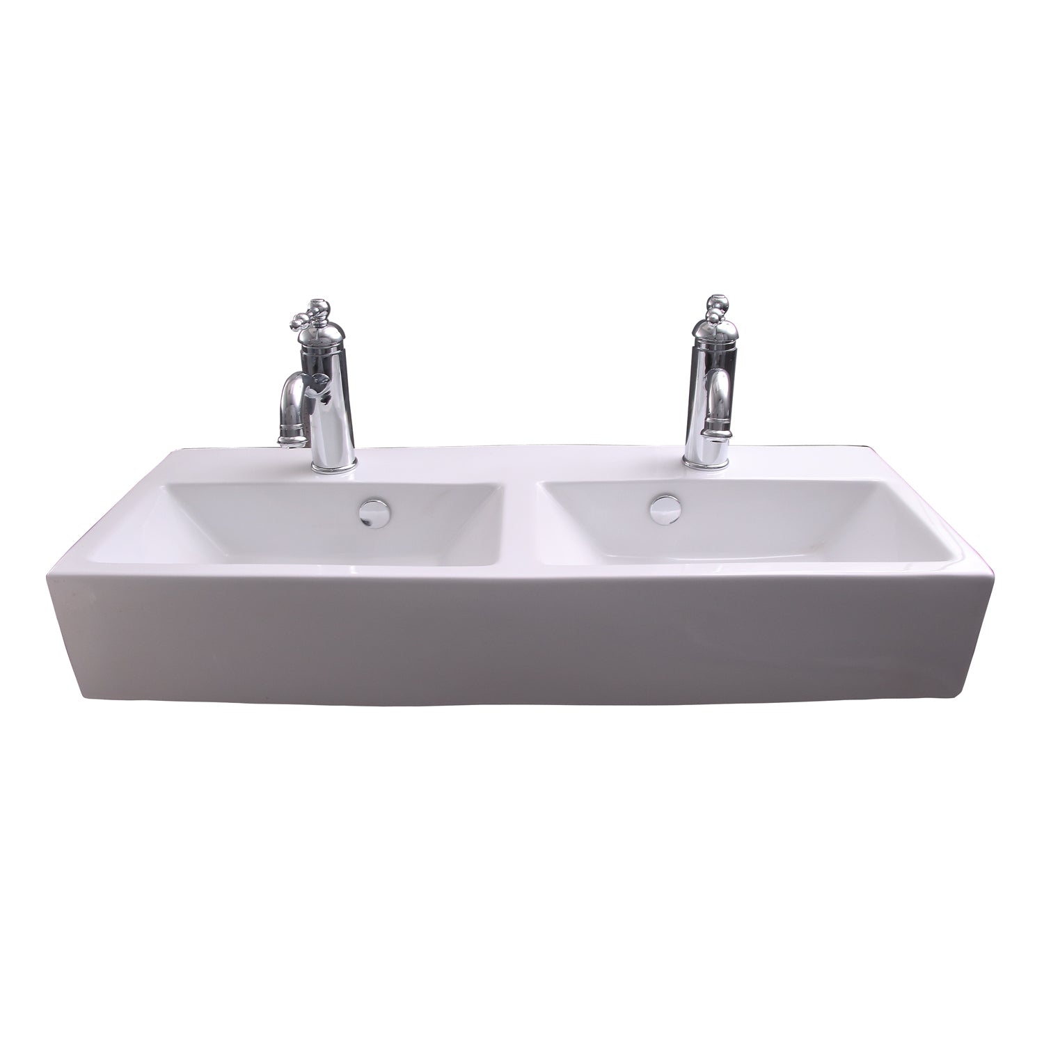 Winfield Double Bowl Wall-Hung Basin