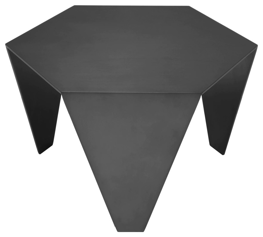 Hexagonal Contemporary Side Table  Eichholtz Metro Chic   Contemporary   Side Tables And End Tables   by Oroa   Distinctive Furniture  Houzz