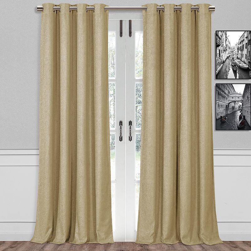 B. Smith Baldwin Linen Total Blackout Window Curtain Panel