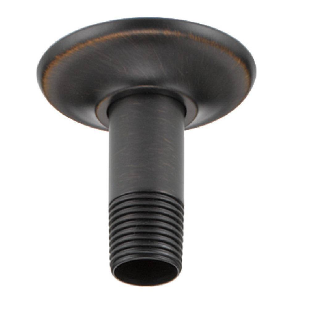 Delta 3 in. Ceiling-Mount Shower Arm and Flange in Venetian Bronze U4996-RB