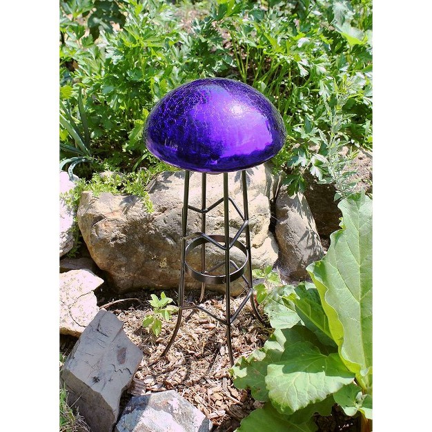 Glass Toadstool Gazing Globe Ball Achla Designs