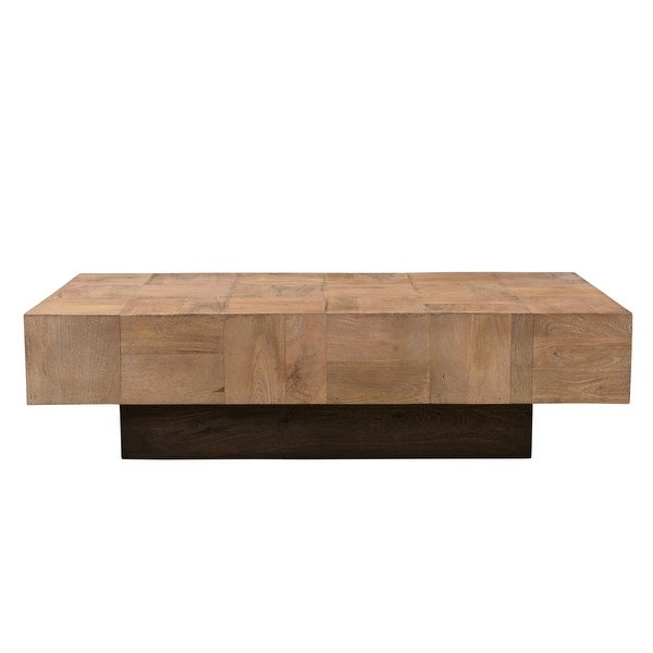 Caden Modern Solid Wood Coffee Table