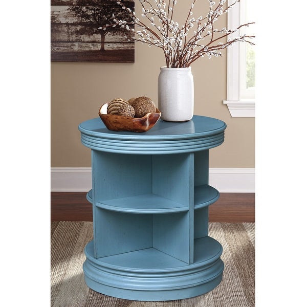 Library Round End Table