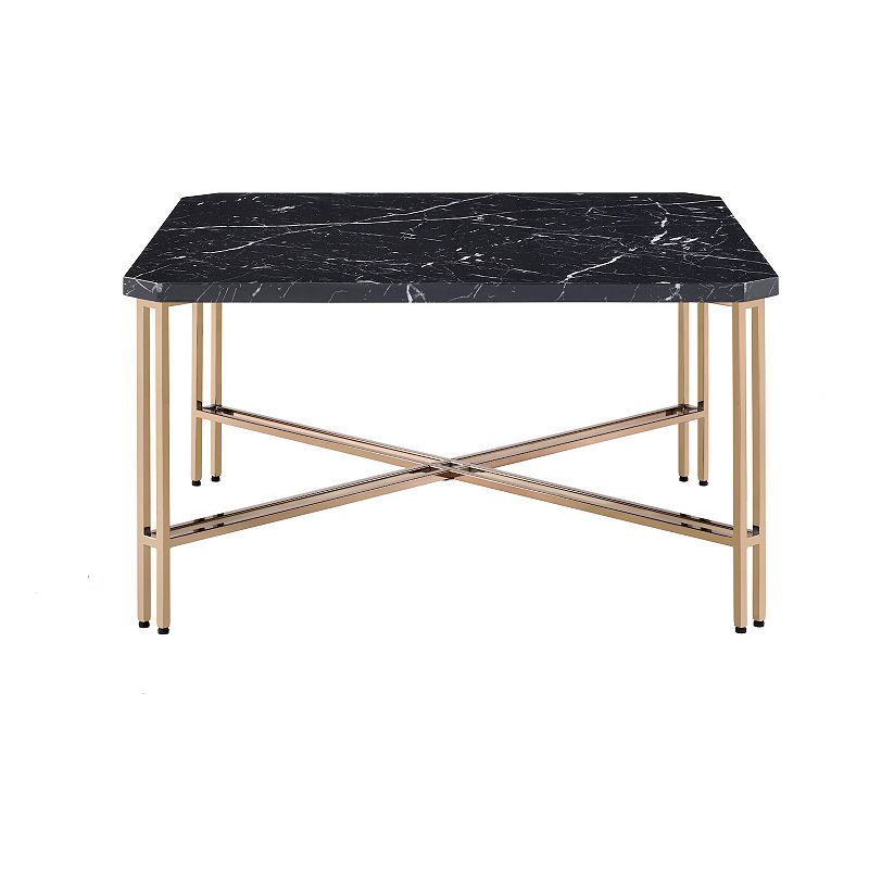 Steve Silver Co. Daxton Faux-Marble Square Cocktail Table