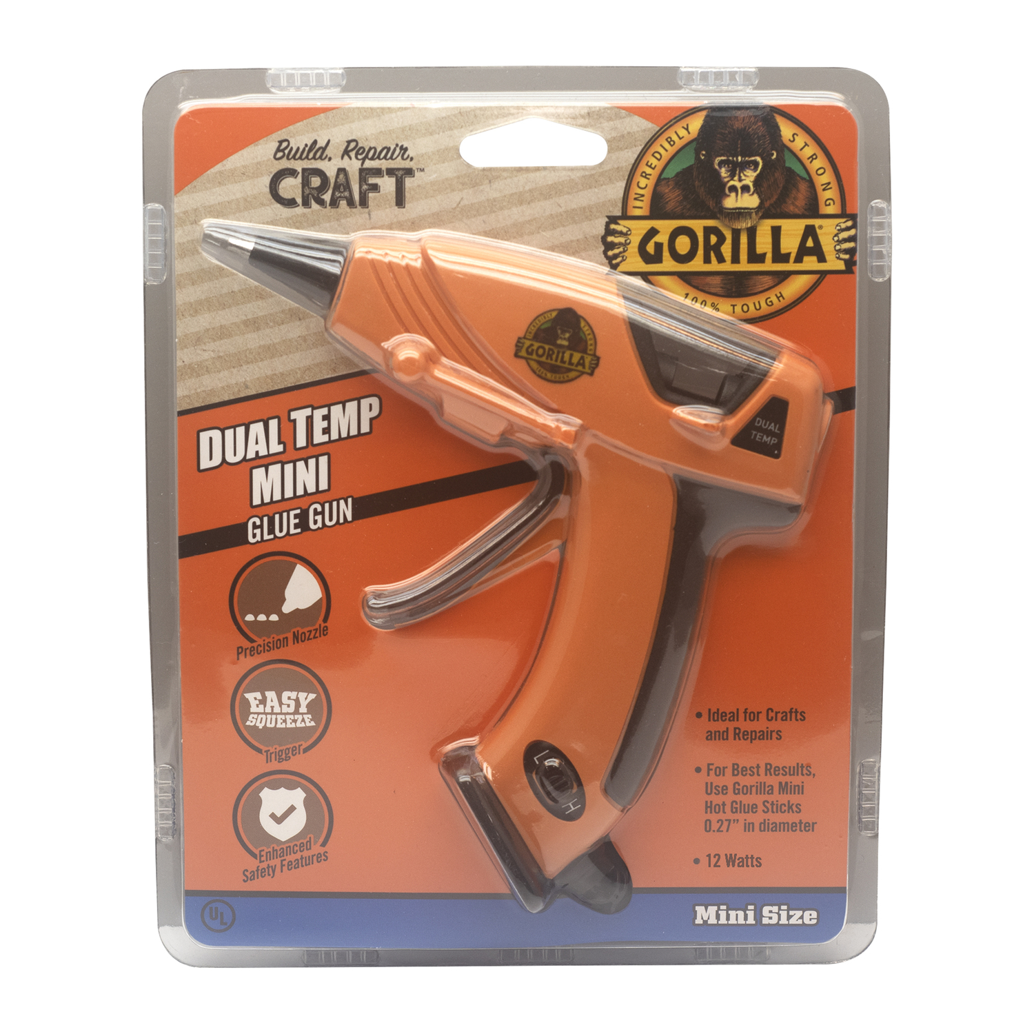 Gorilla 20 W Dual Temperature Mini Glue Gun