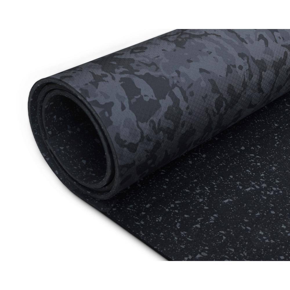 Norsk Gray Camo 72 in. W x 36 in. L Rubber Multi-Purpose Fitness Equipment Mat (18 sq. ft.) 24325GCRF