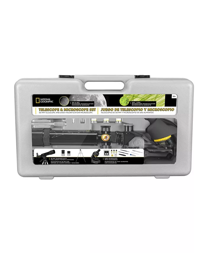 National Geographic Tele Microscope Combo Set