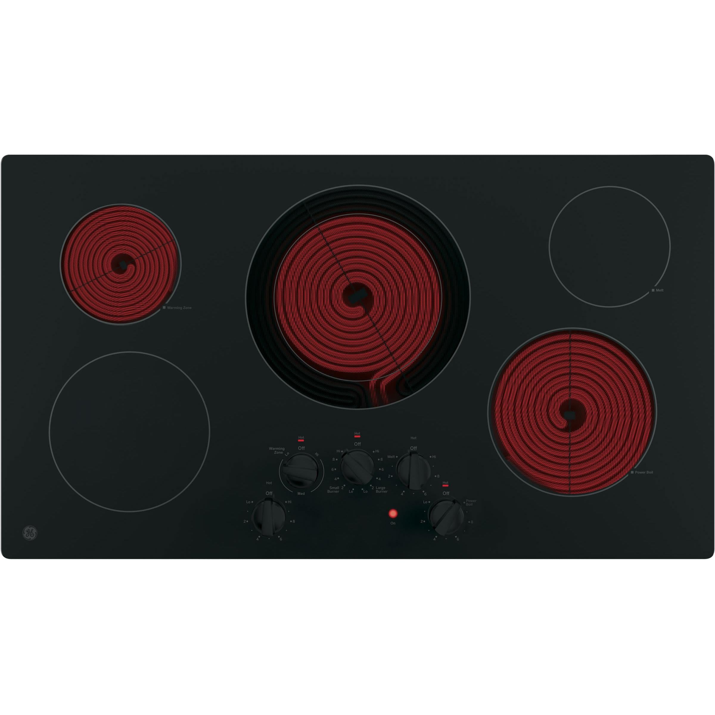 GE 36-inch Built-In Electric Cooktop JP3036DLBB