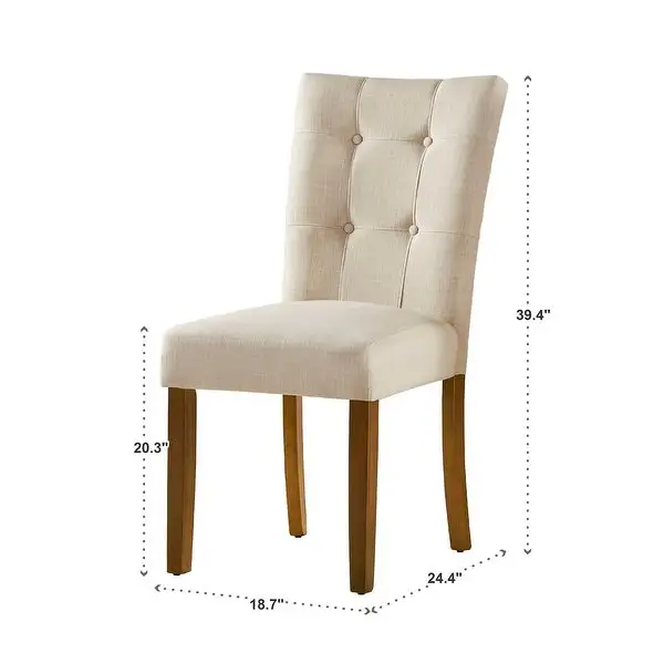 Hutton Upholstered Dining Chairs (Set of 2) by iNSPIRE Q Classic