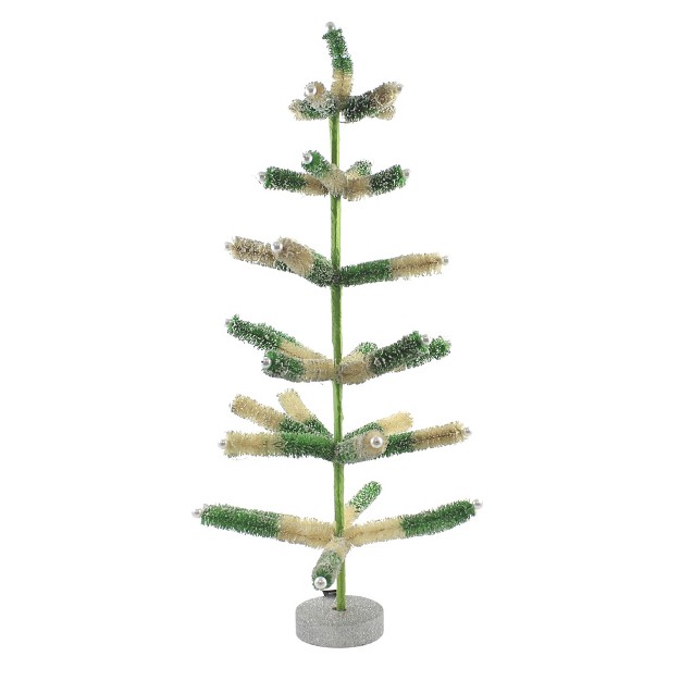 Christmas Green white Sisal Tree One Hundred 80 Degree Decorative Figurines