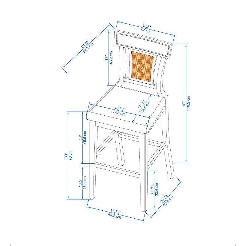 Linon Rylan Bar Stool