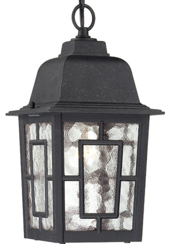 1 Light Outdoor Hanging Lantern   Traditional   Outdoor Hanging Lights   by AMT Home Decor  Houzz