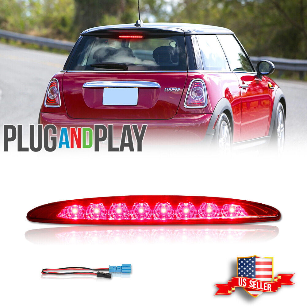 GTINTHEBOX Red LED Rear Third 3rd Brake Stop Light Lamp For 2002-2006 Mini Cooper R50 R53