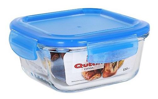 Quttin Square Lunch Box Blue 14，5 cm