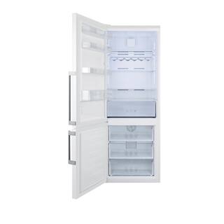 Summit Appliance 27 in. 16.8 cu. ft. Bottom Freezer Refrigerator in White Counter Depth FFBF281WLHD