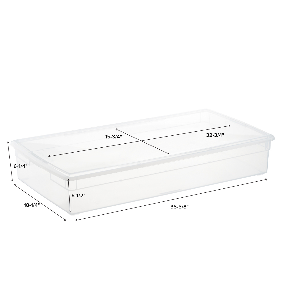 Our Clear Storage Boxes